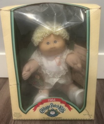 VINTAGE 1984 Cabbage Patch Kids RENEE JODY Girl Doll Coleco NEW IN BOX Blonde!
