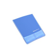 Fellowes Wrist Support Mouse Pad - 11.38" X 9" X 1" - Blue 9182201 