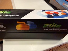 Elite Sportz Equipment Table Top Curling Game OPEN BOX NEVER USED