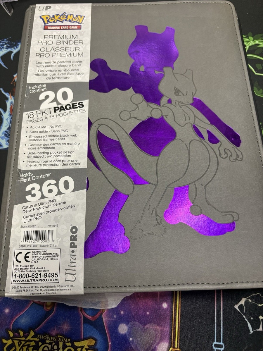 mewtwo pokemon card binder Pokemon Mew & Mewtwo 9-Pocket Binder – Tacoma Games