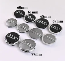 4x Audi Wheel Rim Center Hub Caps Replacement