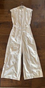 Combinaison longue blanche de Zara