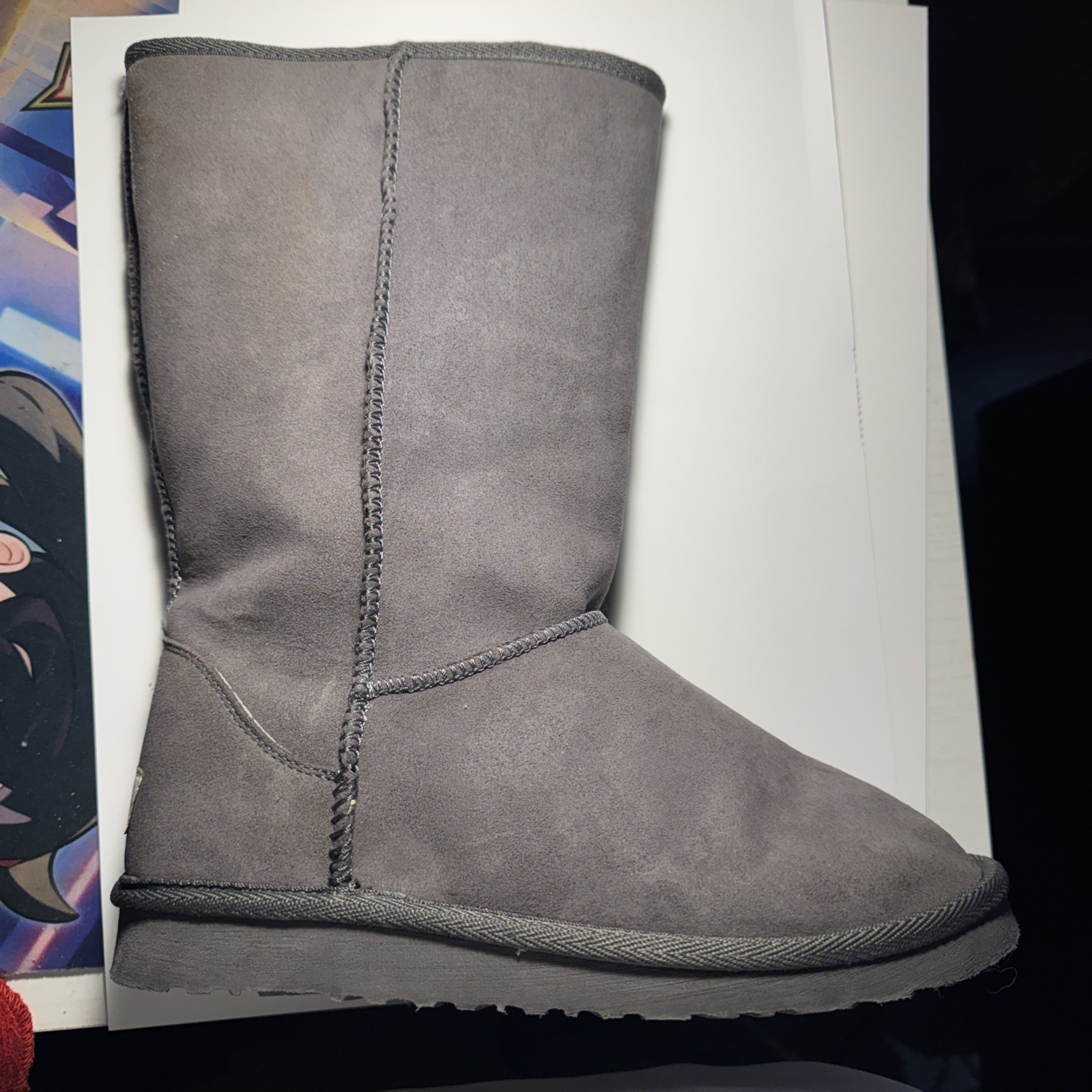 UGG Australia Women's Classic Suede Boots Navy Blue, Size 7