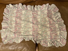 Ralph Lauren Hearthside Standard Pillow Cover Linen Blend Roses Paisley
