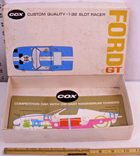 COX FORD GT SLOT CAR BOX ONLY 1:32