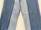 $119 Sam Edelman Wide Leg Ankle Solstice 5 Pocket Blue Denim Trouser Jeans Sz 27 — photo 8