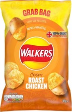 Walkers Roast Chicken Crisps Pack of 32 x 45g