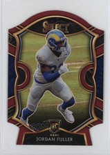 2020 Panini Select Concourse Red Prizm Die-Cut Jordan Fuller #75 1j90