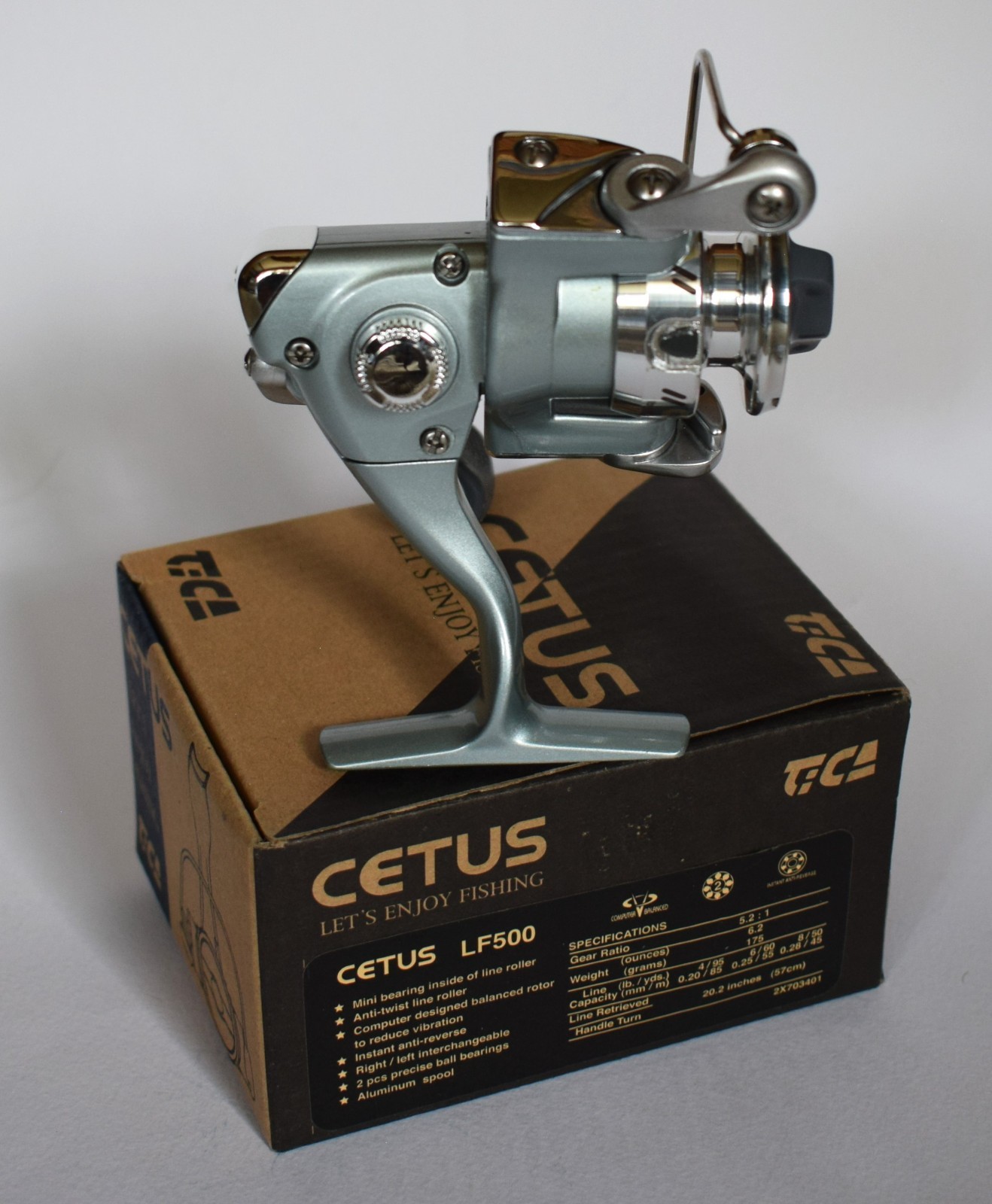 CETUS LF500 ultra light (trout, panfish) spinning reel "NEW"