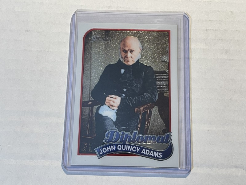 2009 Topps Heritage American Chrome C89 John Quincy Adams 1455/1776