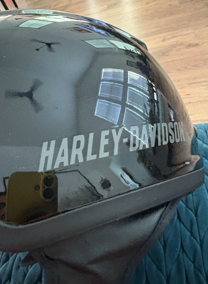 Harley-Davidson Motorcycle Helmet Large metallic rhinestone  display picture 2