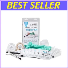 Lightweight Fiberglass Repair Kit for Boating: Includes Tools & Instructions