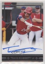 2018 Leaf Ultimate Draft 91 Gold Rookies Travis Swaggerty #GLR-TS1 Auto 0rm6