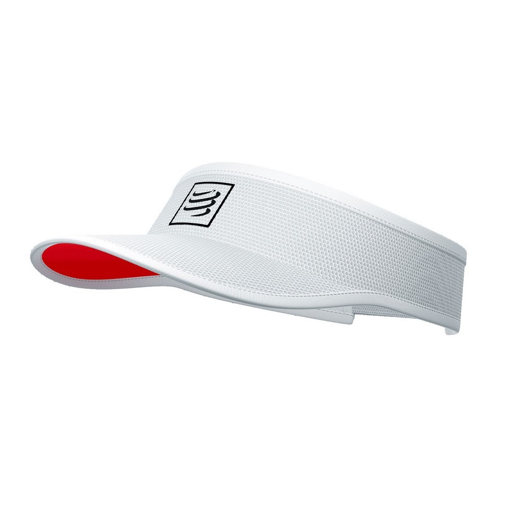 Compressport Running Triathlon Sun Visor Cap White