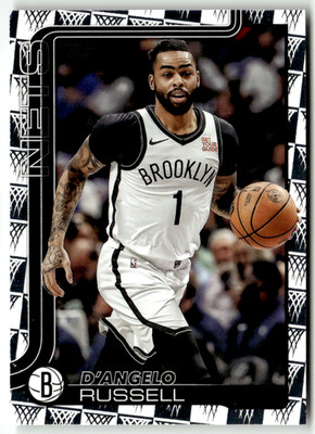 2025 Topps Flagship NBA Basketball No. 8 D'Angelo Russell Tip-Off Holo
