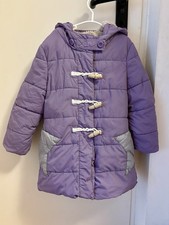 Wintermantel von Mini Boden, Parka, Jacke, Lila mit Stern, 110