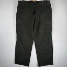 Carhartt Olive Green Work Pants Men  s Vintage Duck Painter Trousers Used