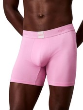 Calvin Klein Men's Icon Logo Graphic Boxer Brief Underwear Pink, M
