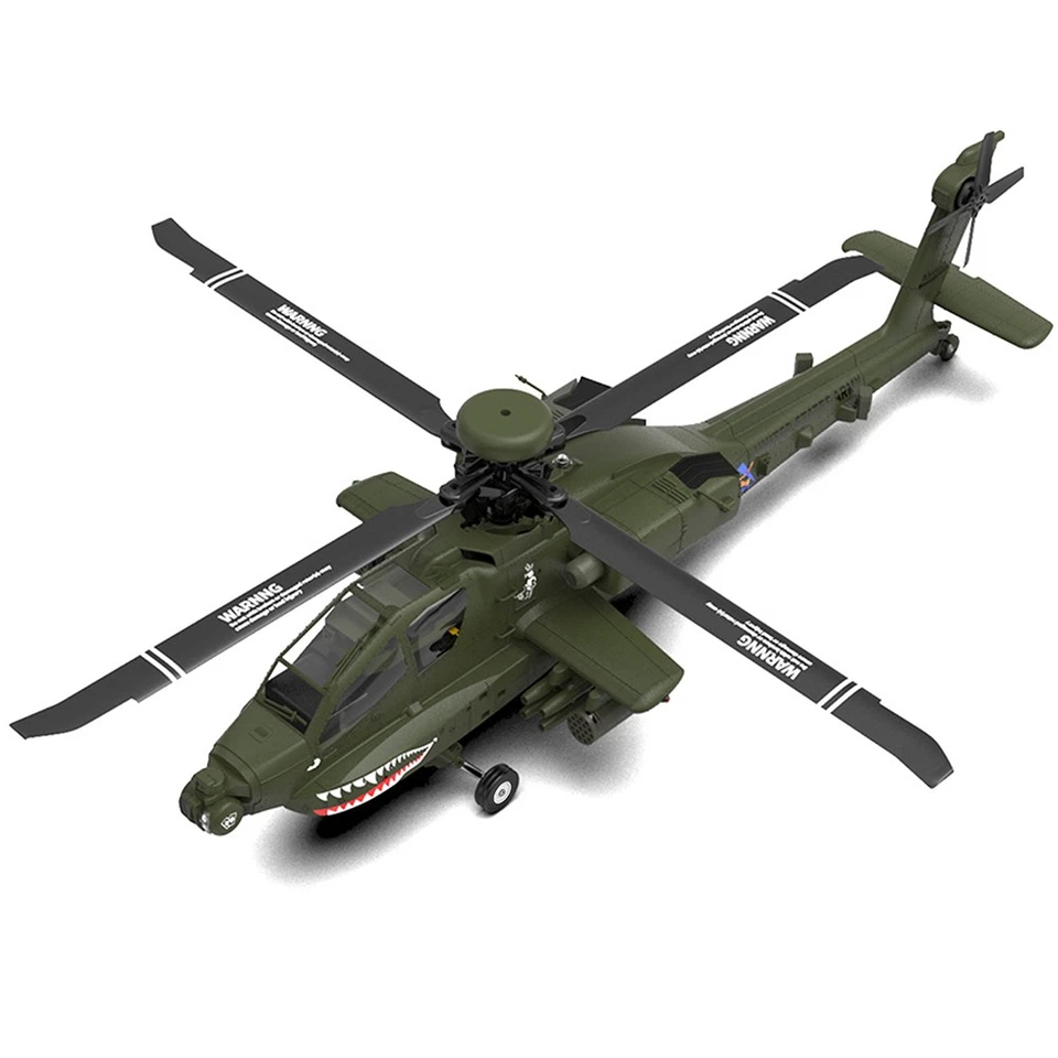 YXZNRC F11 AH-64D Apache RC Helicopter 6-Axis Gyro 2.4G 6CH Brushless Flybarless - Bild 4 von 4