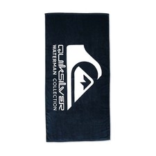 Quiksilver Watmerman LOGO Print patterned Towel swimming beach Navy NEW 9774