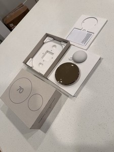 Google Nest Learning Thermostat 4th Gen Gold  main thermostat + Temp Sensor only