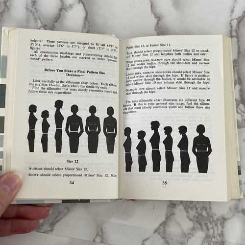 Instant Sewing Handbook 1972 Hardcover Career Institute Step By Step Fashion - Picture 6 of 14