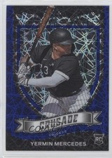 2021 Panini Chronicles Crusade Blue Velocity Prizm Yermin Mercedes #16 1fb7