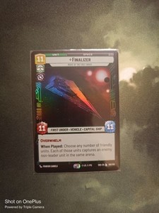 FINALIZER foil 92/262 Legendary Star Wars Unlimited Shadows Of The Galaxy mint