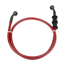 Motorcycle Oil Hose, Hydraulic Brake Line Braided Steel Gas Clutch Pipe 90cm