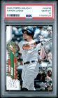 2020 Topps HOLIDAY #HW38 AARON JUDGE PSA 10 GEM MT
