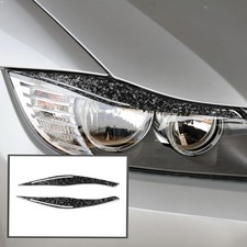 Kohlefaser-Scheinwerfer-Augenbrauen-Abdeckungs-Aufkleber f�r BMW 3er E90 2008-12
