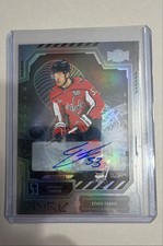 25-26 Metal Universe Hockey Ethen Frank Autographed Rookie Card #120