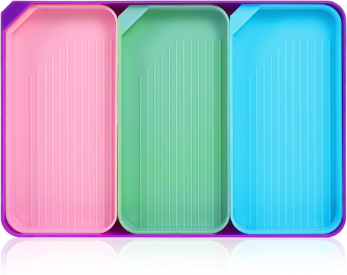 4 Pcs Diamond Art Trays, Colorful Rhinestone Tray Organizer Diamond Art Storage