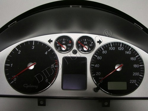 Per Ford Galaxy Mk1 Facelifting 00-06 Anelli Alluminio Strumenti Strumentazione - Picture 8 of 8