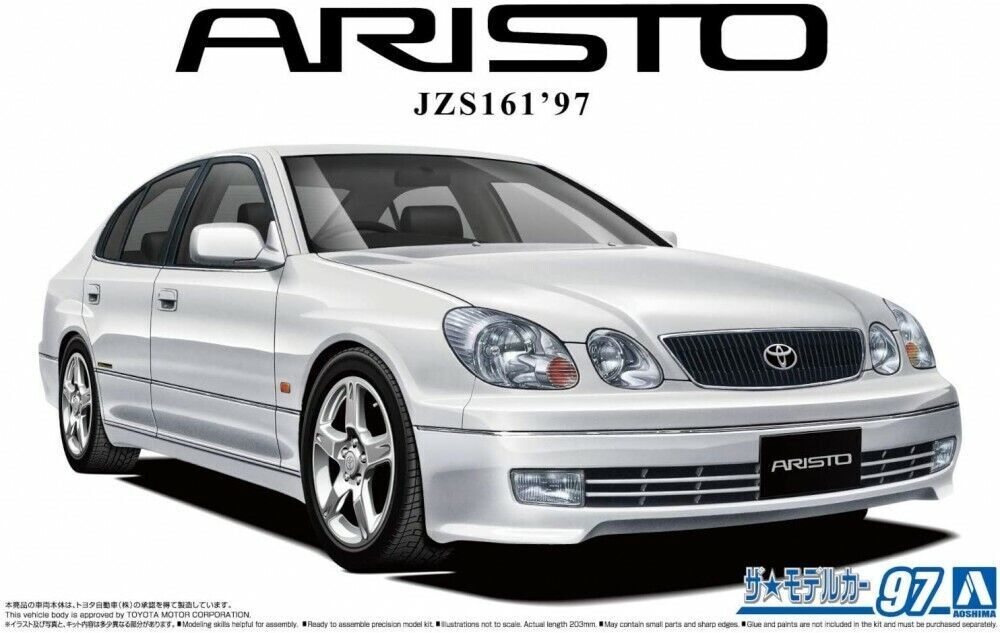 AOSHIMA 1/24 The Model Car No.97 Toyota JZS161 ARISTO V300