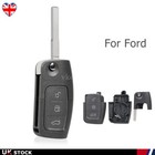 For Ford Fiesta Focus Mondeo Kuga CMax SMax BMax Flip Remote Key Fob Case Shell