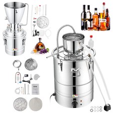 Water Alcohol Distiller Machine Brewing Equipment DIY Whiskey Home Still
