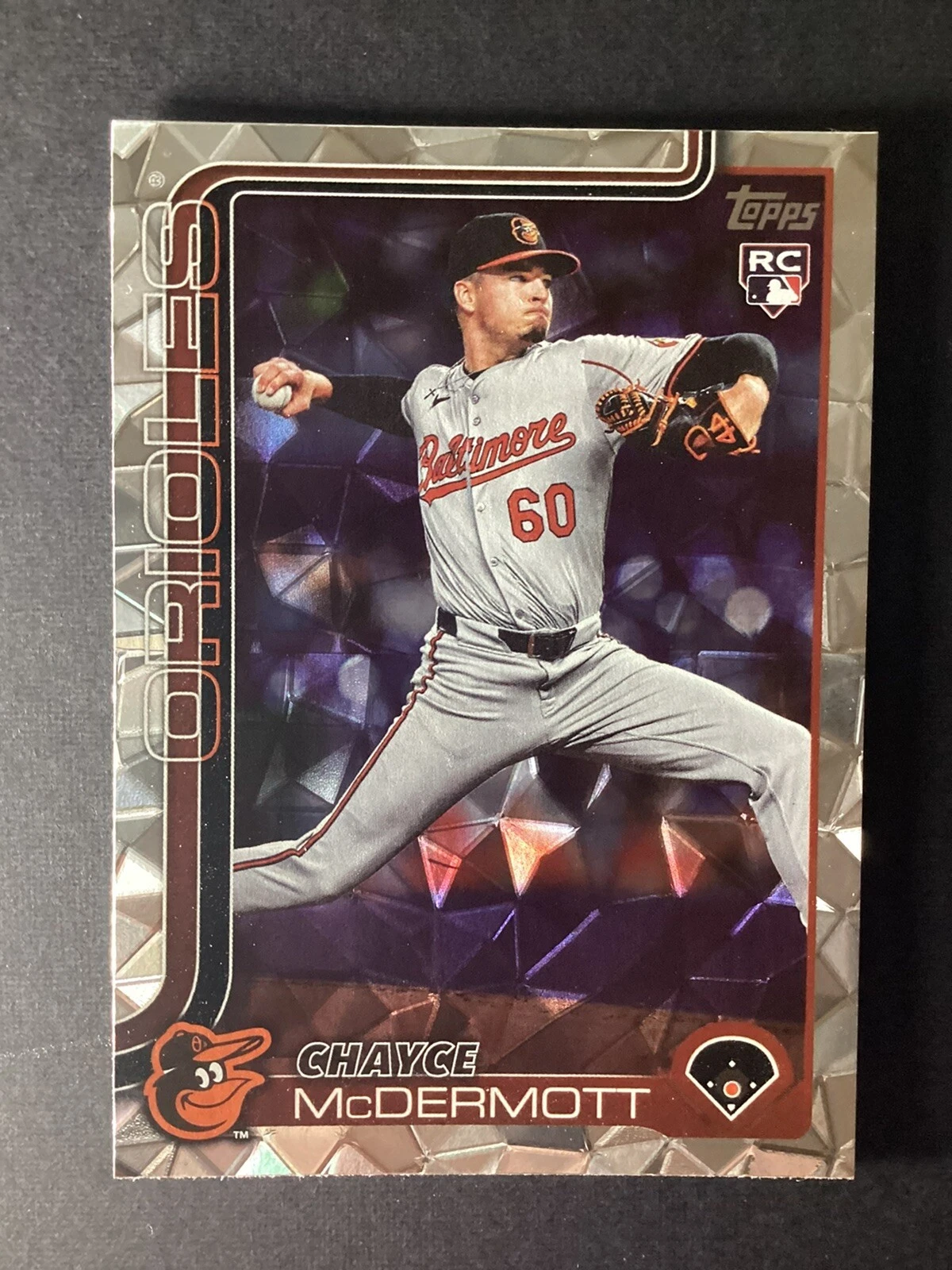 2025 Topps CHAYCE MCDERMOTT #32 Diamante Foil - ROOKIE - BALTIMORE ORIOLES!