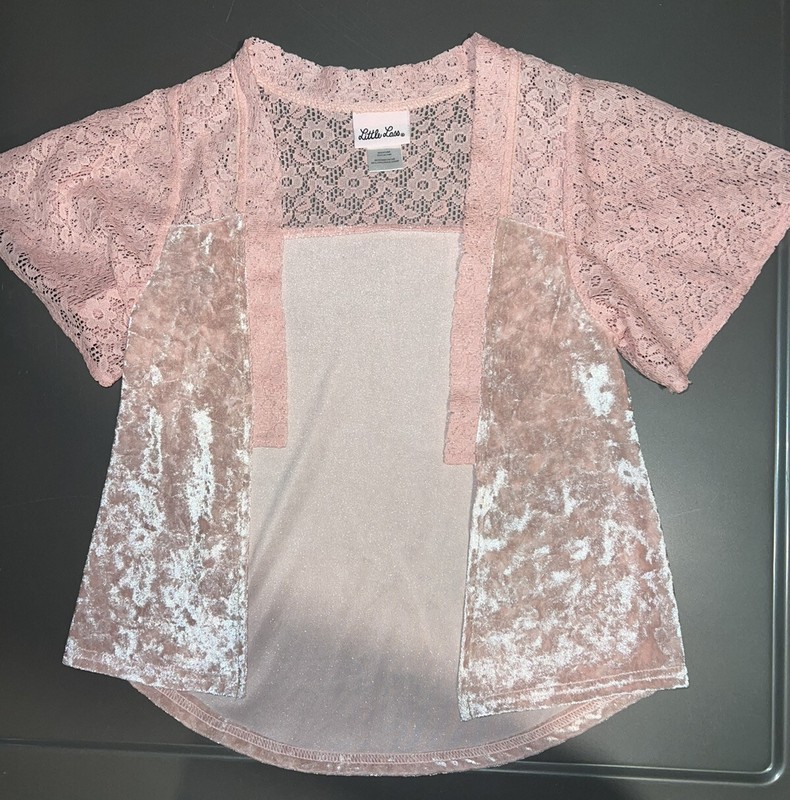 Open Front Cardigan Pink Size 5