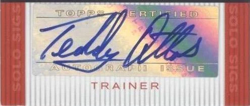 2008 Topps Co-Signers - Teddy Atlas #SS-TA