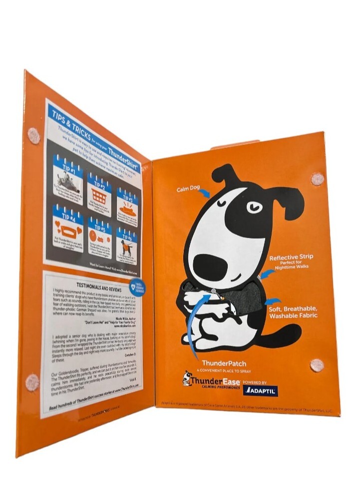 ThunderShirt for Dogs Large Gray Polo Dog Anxiety Vest NIB