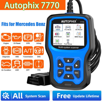 AUTOPHIX for Benz All System Diagnostic Scan Tool Oil EPB SAS BMS DPF ETCS Reset