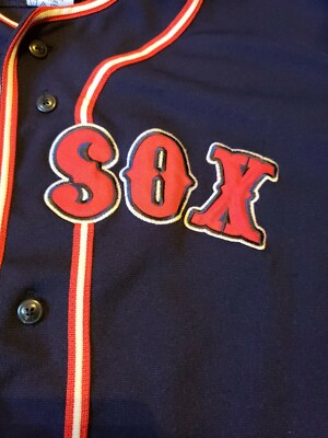 Johnny Damon 18 BOSTON RED SOX BASEBALL JERSEY 2003-2005 LG | eBay