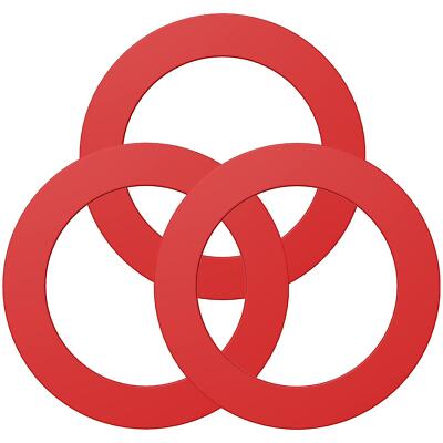 3Pcs 427BP Flush Valve Seal For Mansfield 210 And 211 Toilet Repairs Red