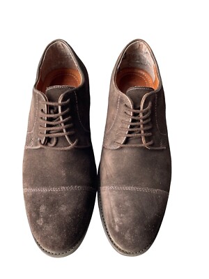 Alfani Gray Suede & Textured Cap-Toe Derby Shoes Alfani Men main image 4