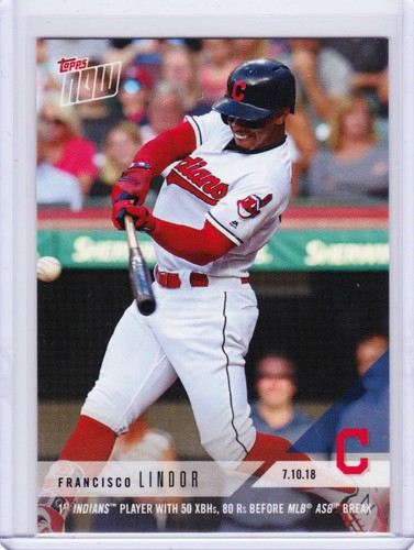 2018 Topps Now 441 Francisco Lindor