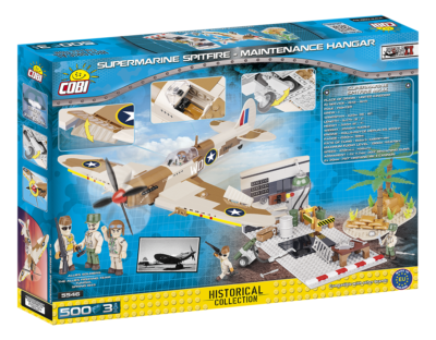 COBI Supermarine Spitfire - Maintenance Hangar SET# 5546 (500 Pcs
