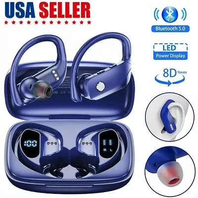 MM ELECTRONICLES Bluetooth 5.0 True Wireless Earbuds With Mic Headphones Earhook Sport Waterproof