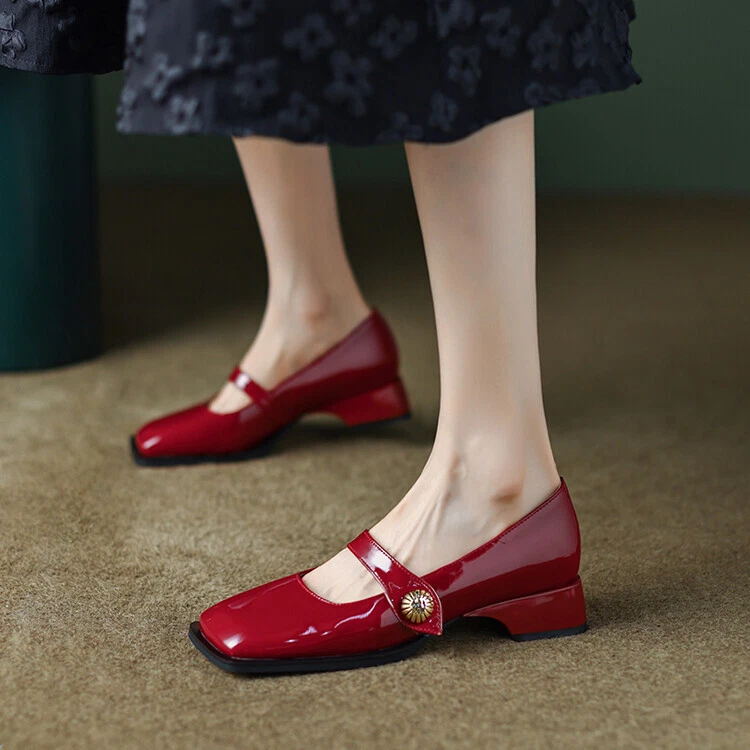 Square toe shoes womens discount