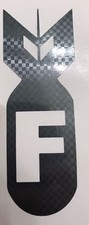 F Bomb X2 Carbon Fiber Vinyl Decal Sticker Window Illest Drift Jdm Funny